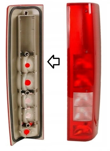Lampe feu arriere - lampe, droite